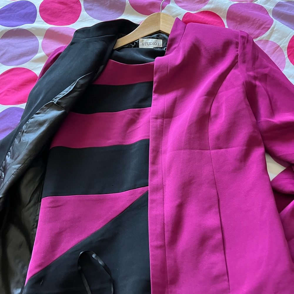 3 piece suit with structure jacket